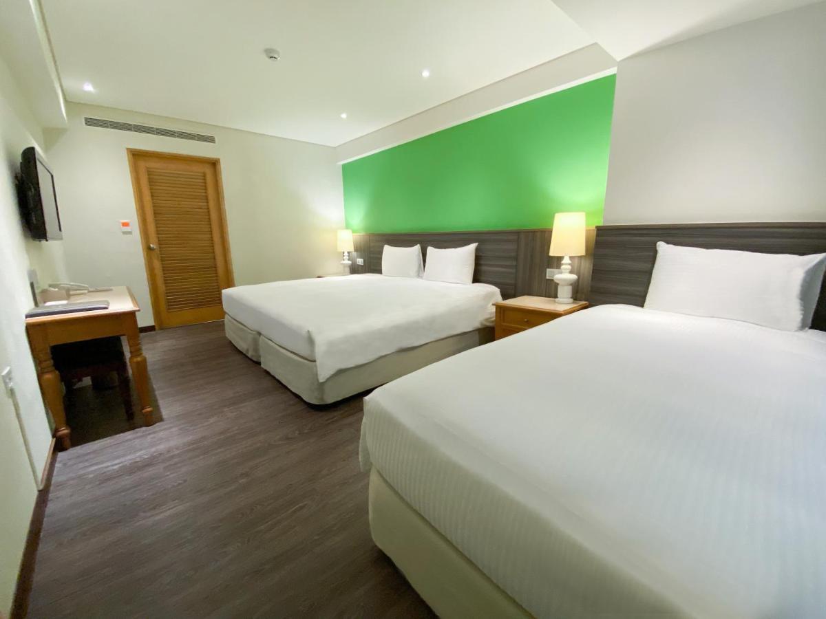 Green World Triple Beds Taipé Quarto foto